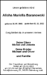 eine Anzeige