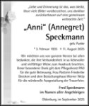 eine Anzeige