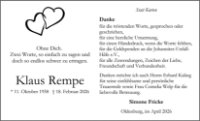 eine Anzeige