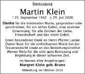 eine Anzeige
